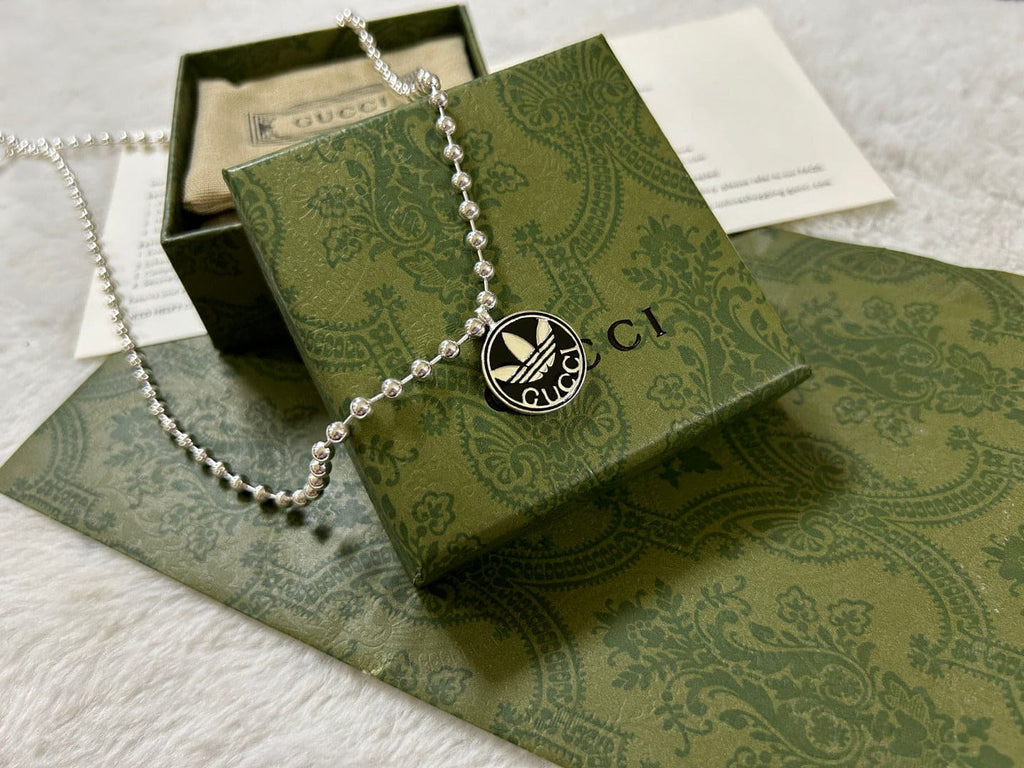 Double Gucci x Adidas Pendant Boule Necklace
